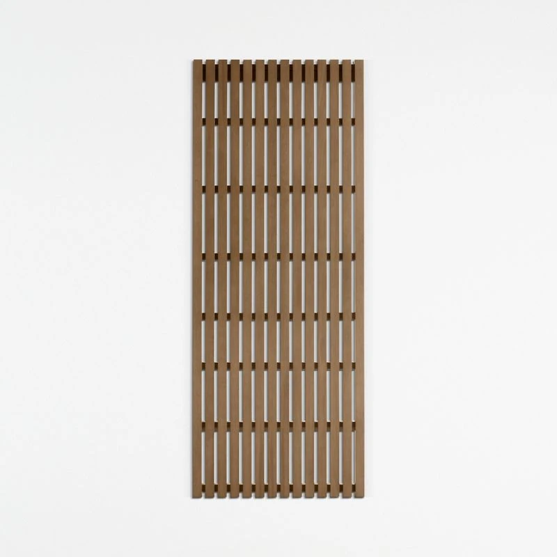Batten Brown Oak 24" Back Storage Slatwall Panel
