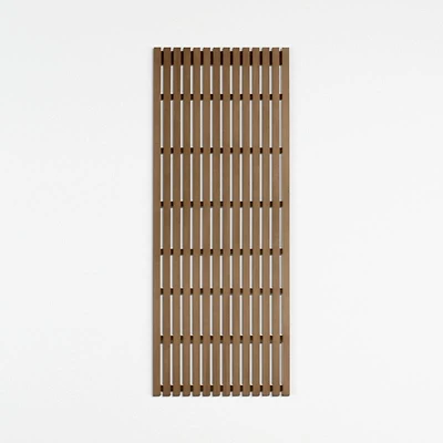 Batten Brown Oak 24" Back Storage Slatwall Panel