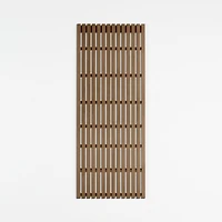Batten Brown Oak 24" Back Storage Slatwall Panel