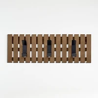 Batten Oak Mini Wall-Mounted Coat Rack