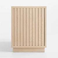 Batten 72" White Oak Storage Media Console