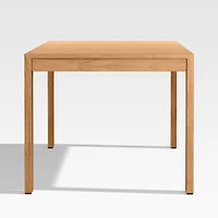 Batten 86"-110" Natural Teak Extendable Outdoor Dining Table