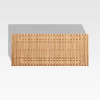 Batten 86"-110" Natural Teak Extendable Outdoor Dining Table