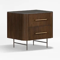 Baylor 26" Brown Oak Nightstand