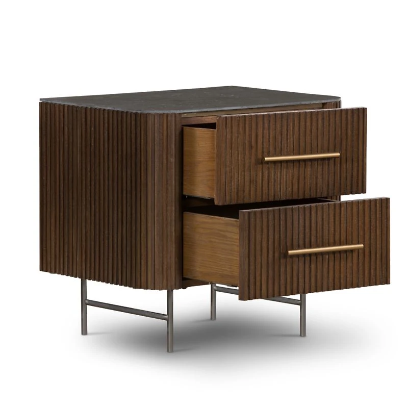 Baylor 26" Brown Oak Nightstand