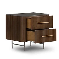 Baylor 26" Brown Oak Nightstand