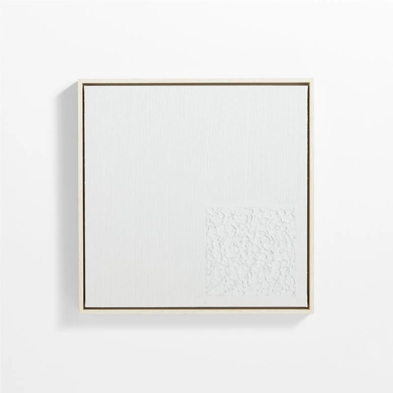 "Bayview" Framed Canvas Wall Art 21.5"x21.5" by Lana Barkhordarian Burstein for Athena Calderone