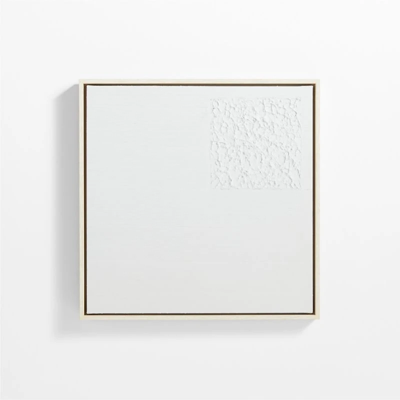 "Bayview" Framed Canvas Wall Art 21.5"x21.5" by Lana Barkhordarian Burstein for Athena Calderone