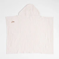 Baby's First Pink Organic Hooded Baby Towel