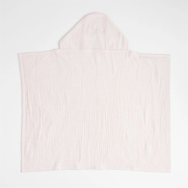 Baby's First Pink Organic Hooded Baby Towel