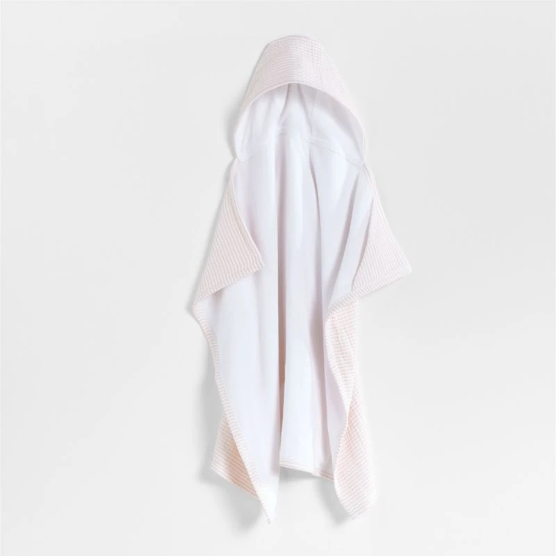 Baby's First Pink Organic Hooded Baby Towel