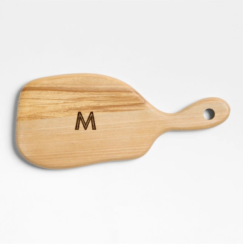 Beacon Small Ash Wood Paddle Serve Board with Handle