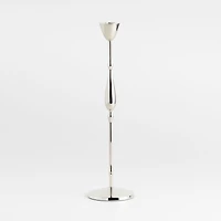 Beaded Medium Polished Chrome Taper Holder 14.5"