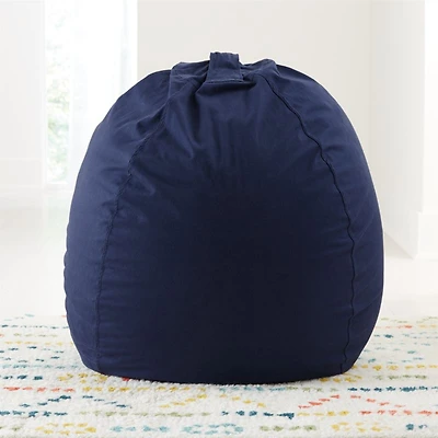 Large Dark Blue Bean Bag Chair
