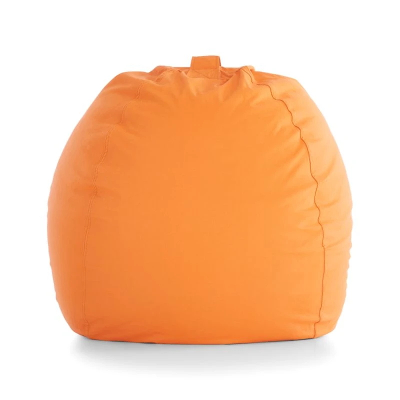 Large Orange Bean Bag Chair