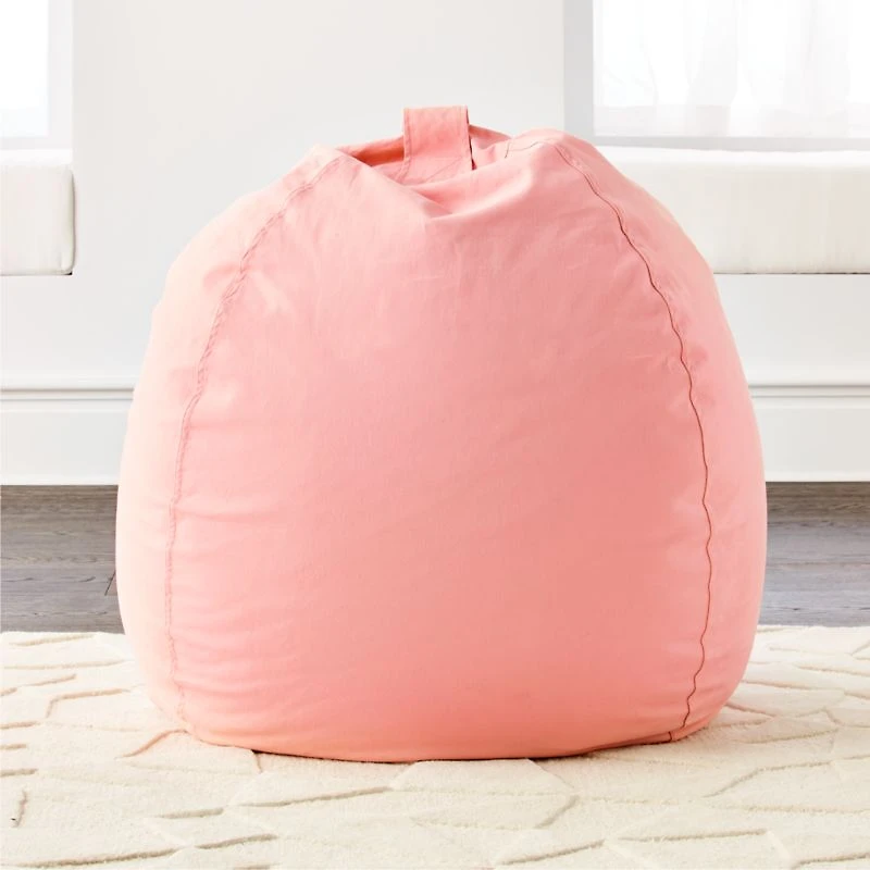 Large Pink Bean Bag Chair