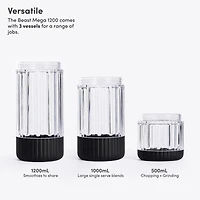 Beast ® Blender Mega 1200 Plus in Carbon Black