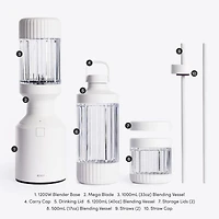 Beast ® Blender Mega 1200 Plus in Cloud White