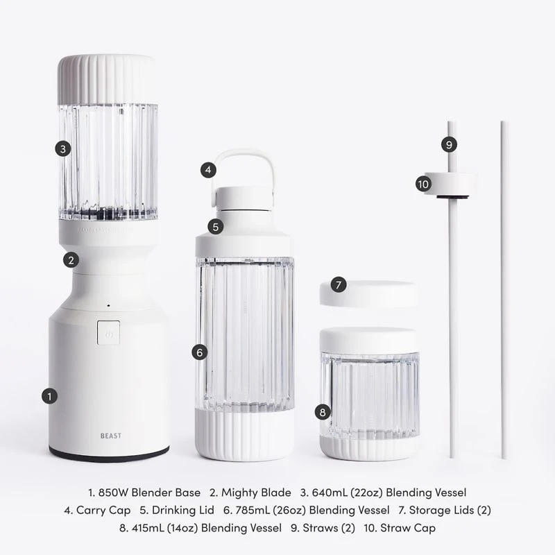 Beast ® Blender Mighty 850 Plus in Cloud White