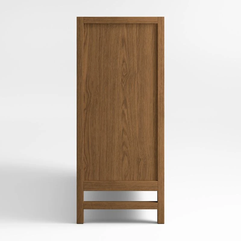Beau Barley Brown Wood 6-Cube Kids Bookcase