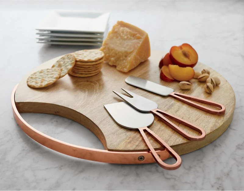 Beck Copper Hard Cheese Knife