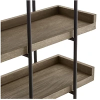 Beckett Grey Wash 6-High Bookshelf