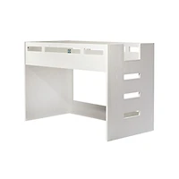 Abridged White Glaze Kids Full Trundle Bed