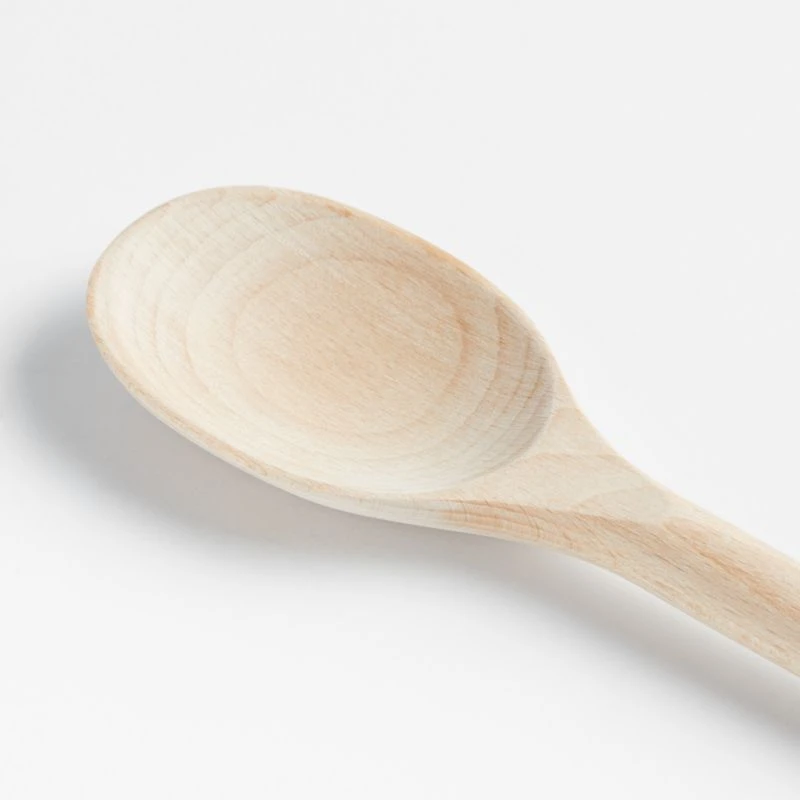 Crate & Barrel Beechwood Spoon