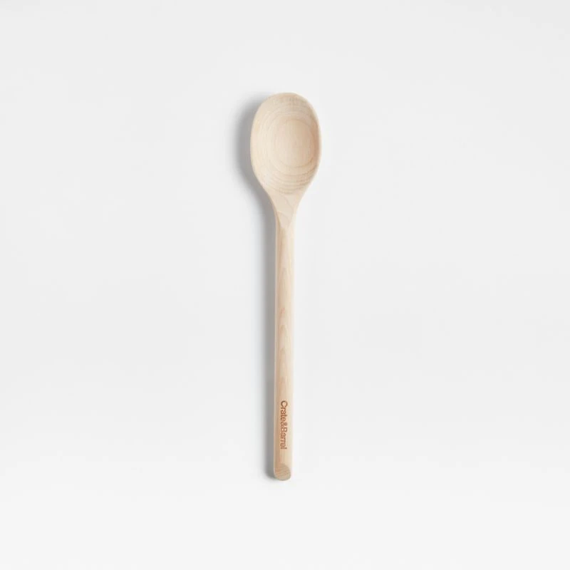 Crate & Barrel Beechwood Spoon
