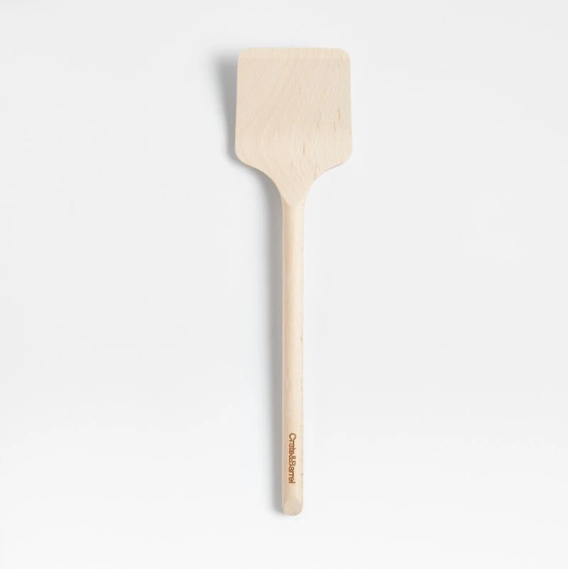 Crate & Barrel Beechwood Solid Turner