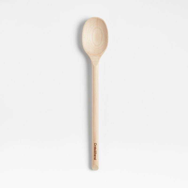 Crate & Barrel Beechwood Spoon