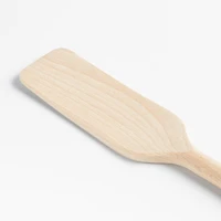 Crate & Barrel Beechwood Spurtle Turner