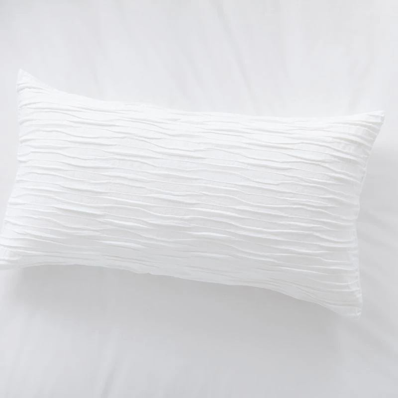 Belamy King White Pleated Sham