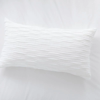 Belamy King White Pleated Sham