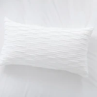 Belamy King White Pleated Sham
