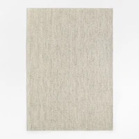 Belfast Performance Wool Blend Handwoven Ivory Area Rug 6'x9'