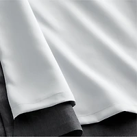 Storm Grey EUROPEAN FLAX ™-Certified Linen Blackout Window Curtain Panel 52"x108"