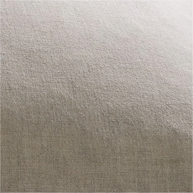 Warm Natural Belgian Flax Linen 54"x20" Body Pillow Cover