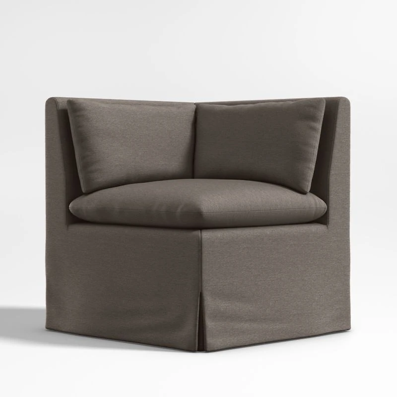 Belmar Grey Corner Dining Banquette