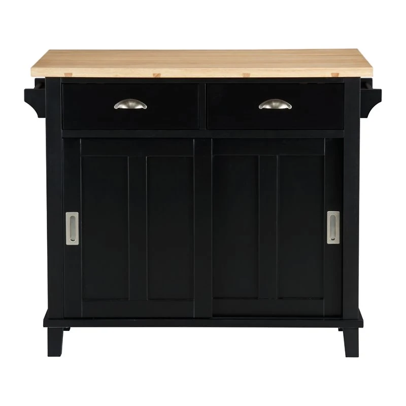 Belmont Black Kitchen Island
