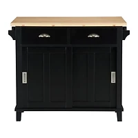 Belmont Black Kitchen Island