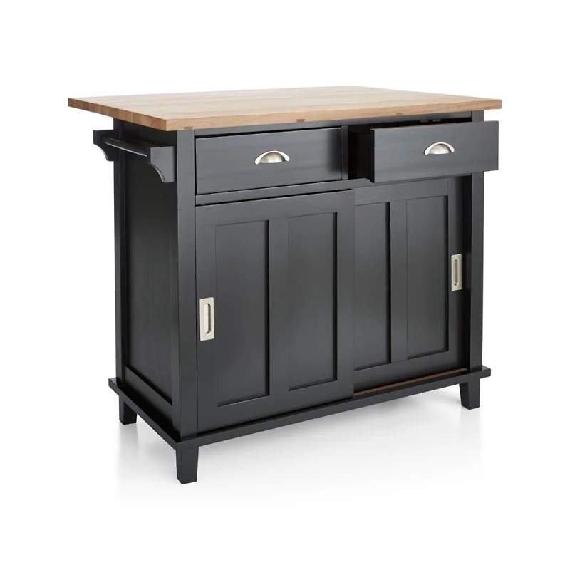 Belmont Black Kitchen Island