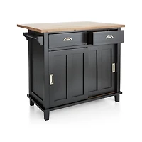 Belmont Black Kitchen Island