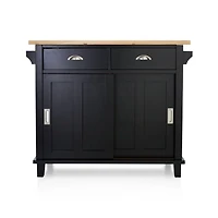 Belmont Black Kitchen Island