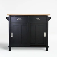 Belmont Black Kitchen Island