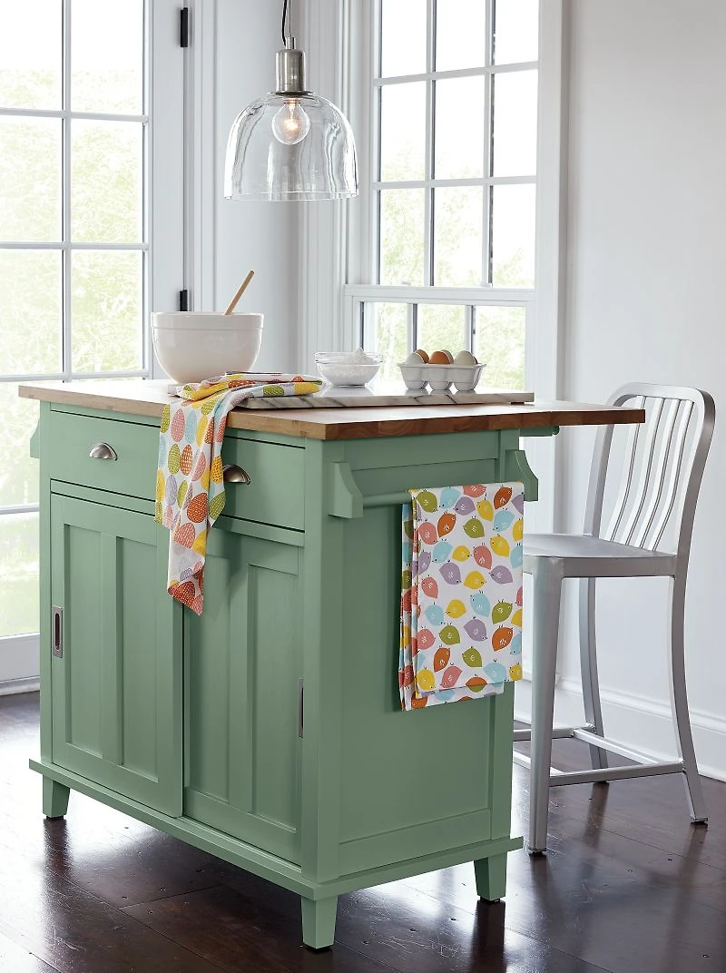 Belmont Mint Kitchen Island