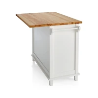 Belmont White Kitchen Island