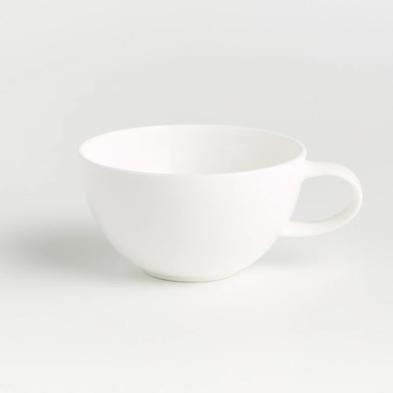 Bennett 12-oz. White Bone China Cup