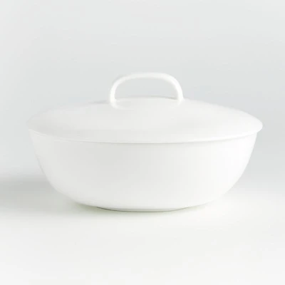 Bennett Oval Serving Bowl with Lid