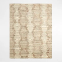 Berlin Wool-Blend Hand-Knotted Latte Brown Area Rug 9'x12'
